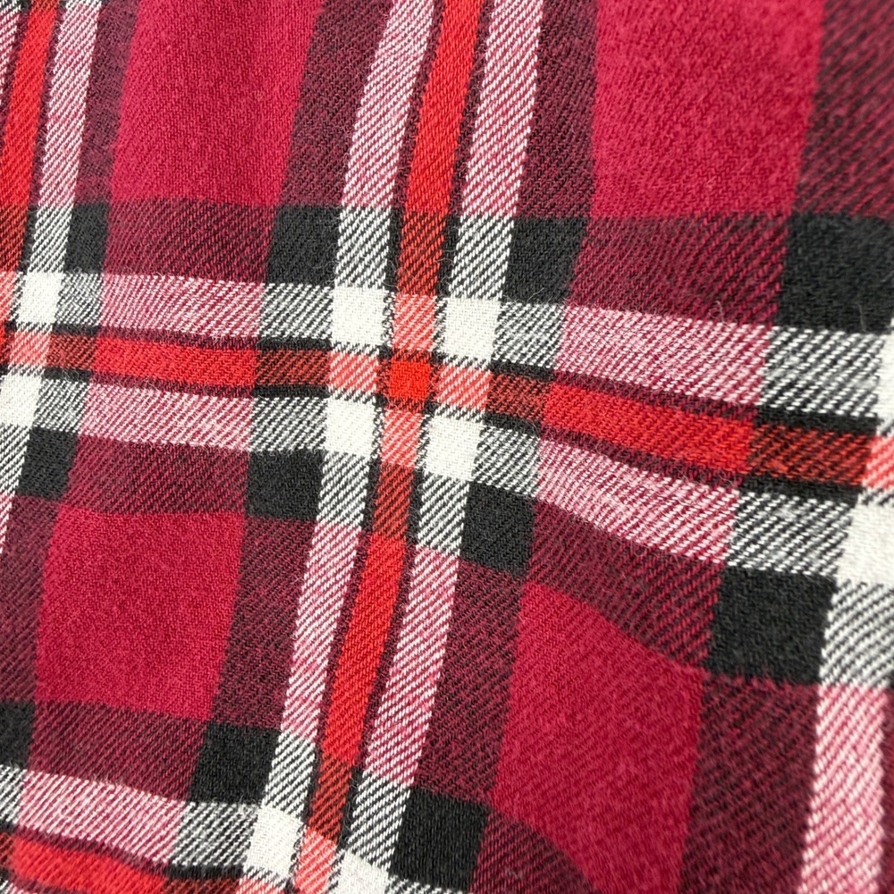 Vintage Brooks Brothers Flannel Shirt Mens M Red Plaid Button Down Long Sleeve - Picture 5 of 9